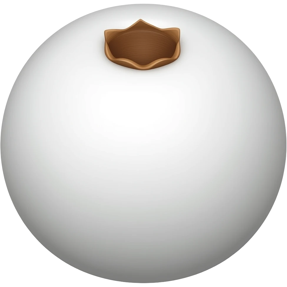 нарисуй белую ягоду тутовника emoji