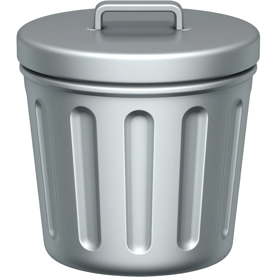 trash style macOS 26 emoji