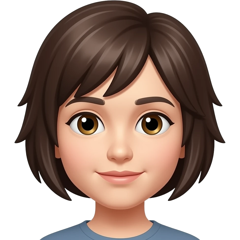 rockero pelo corto emoji