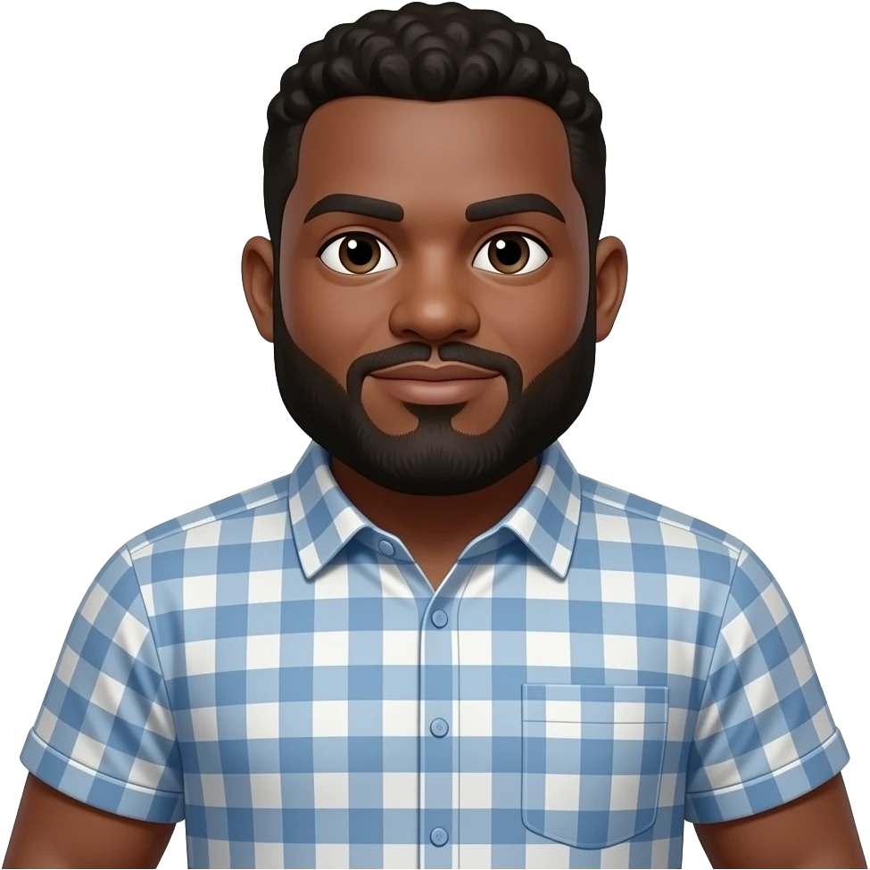 Mean huge black man emoji
