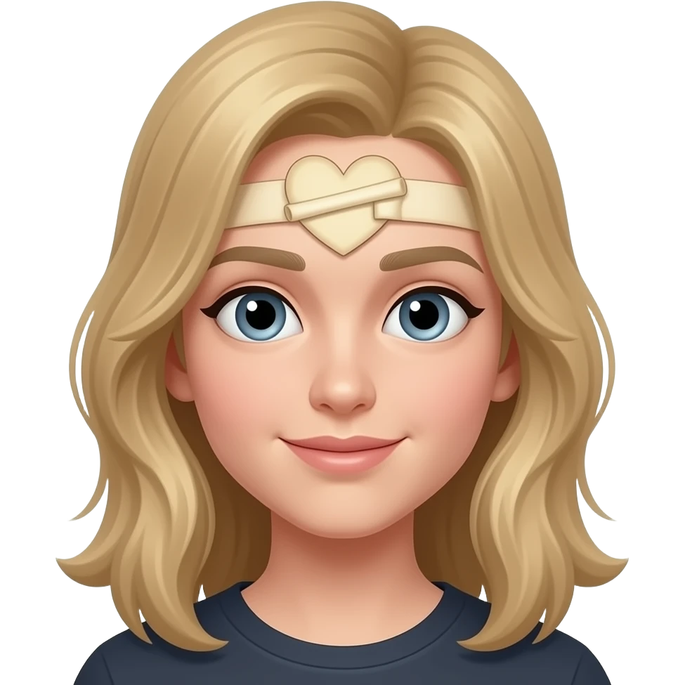 take a scroll, put it on a heart, and then put that image on the forehead of someone emoji