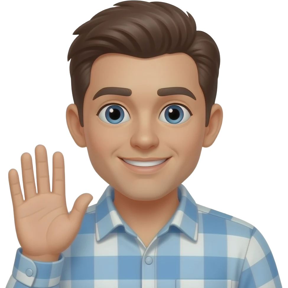 Telling bye emoji