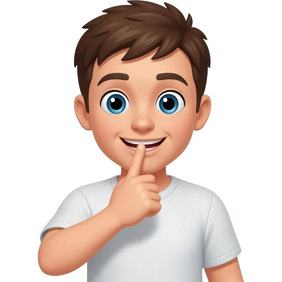 Boy masturbating emoji