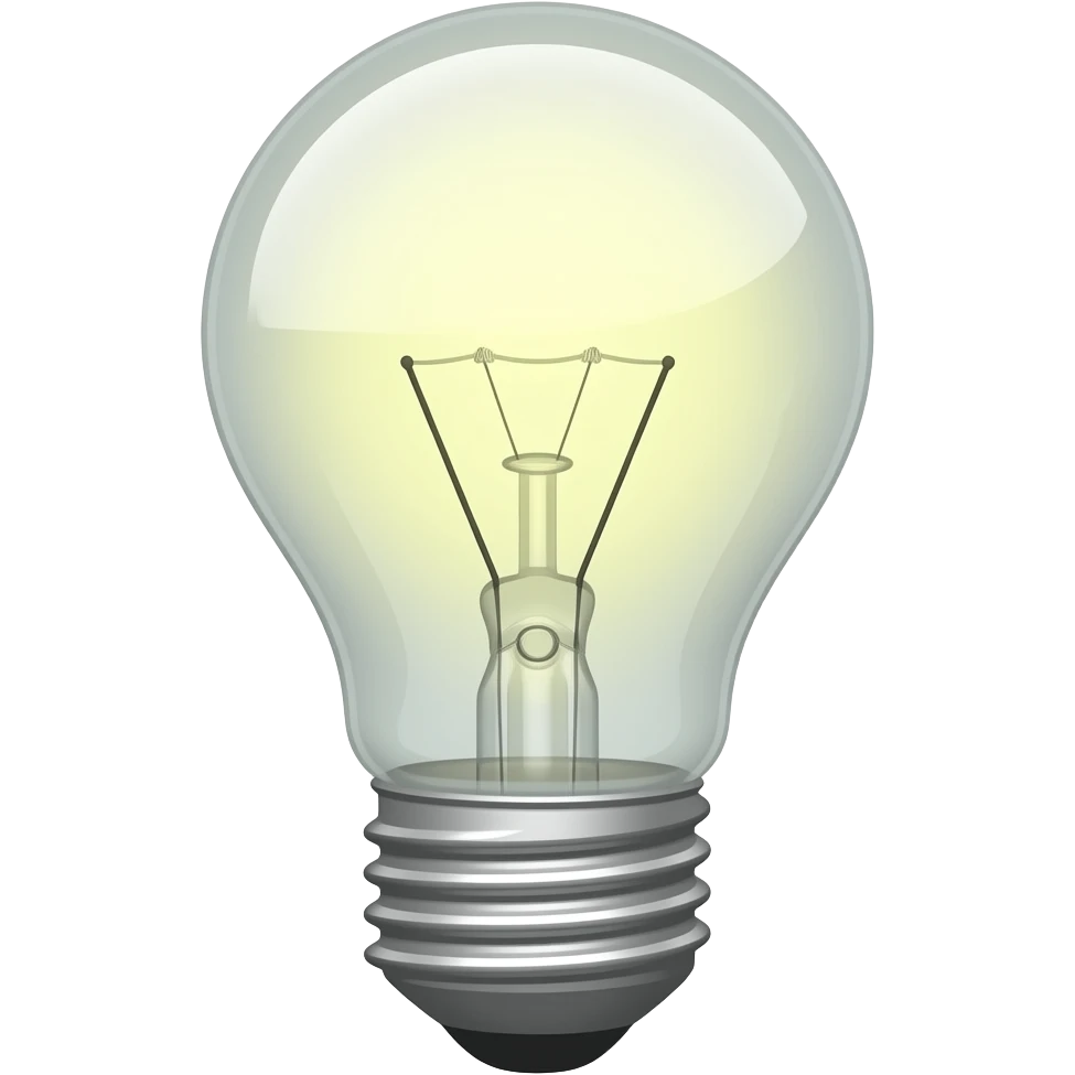 bulb emoji