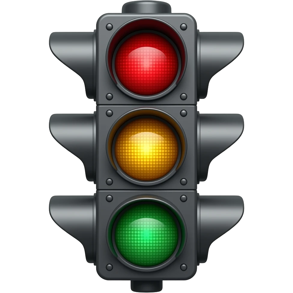 german traffic light emoji