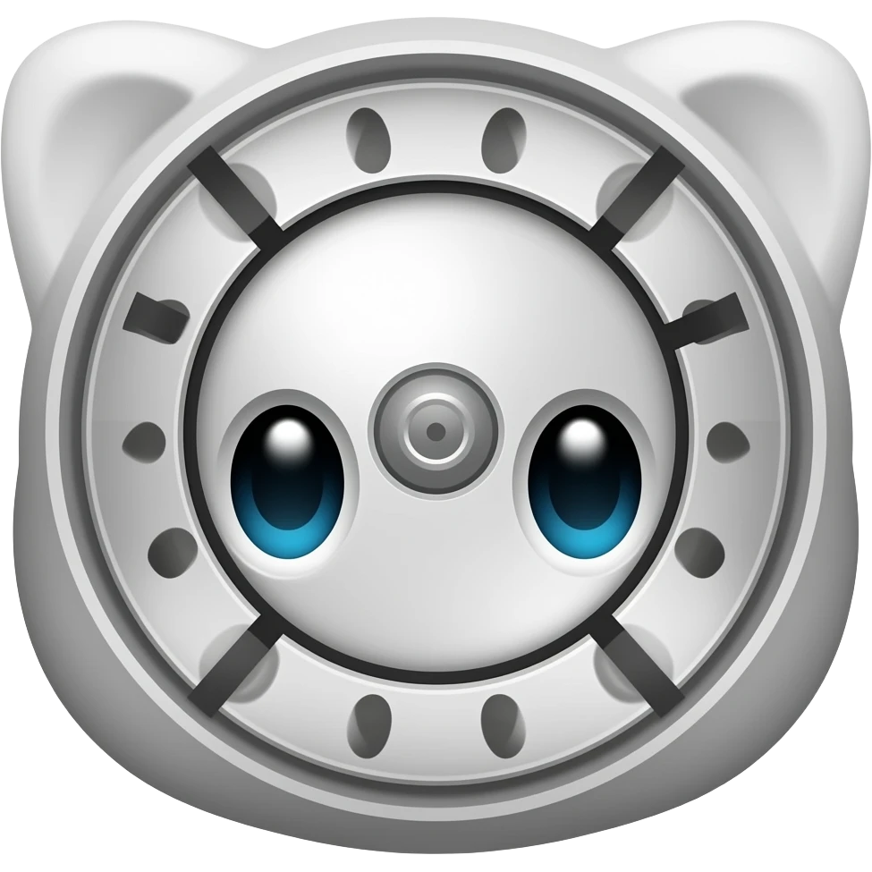Mini cute Braun emoji