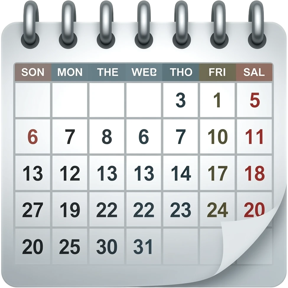 timetable emoji
