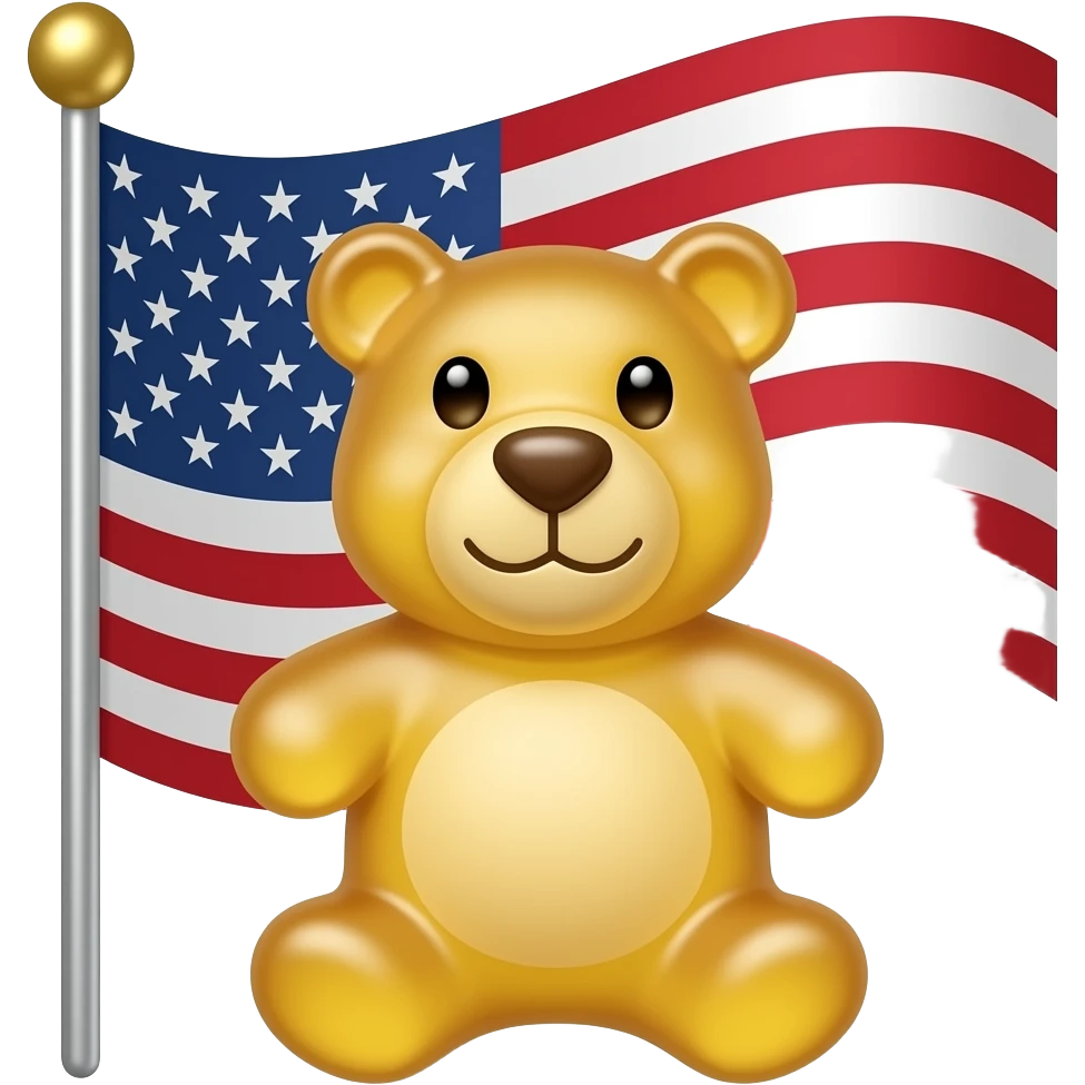 Gummy bear flag emoji