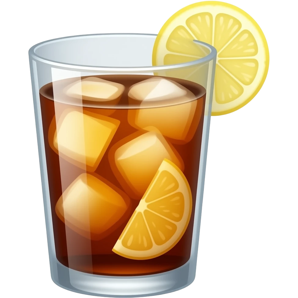 iced lemon tea emoji