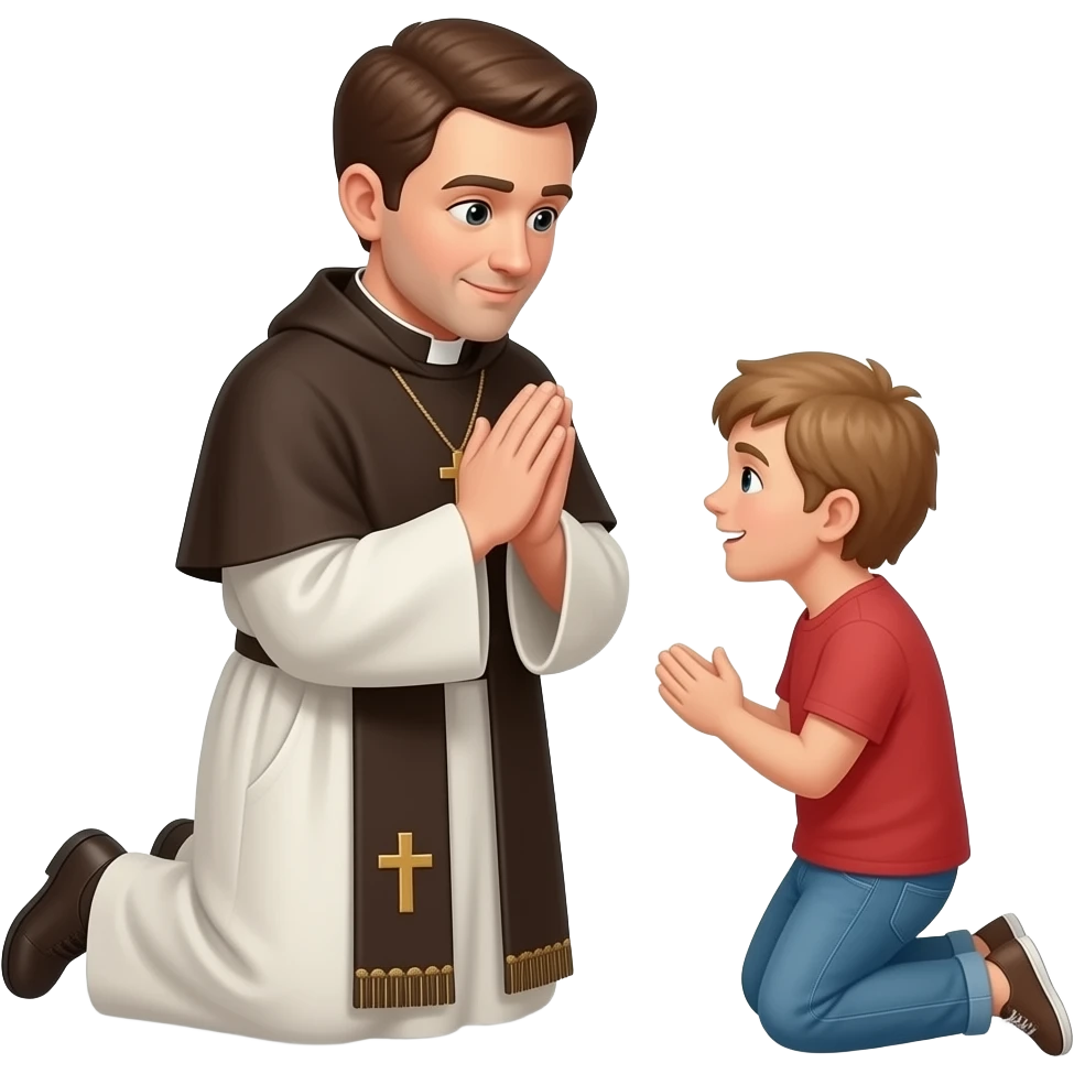 sacerdote rezando otro emoji