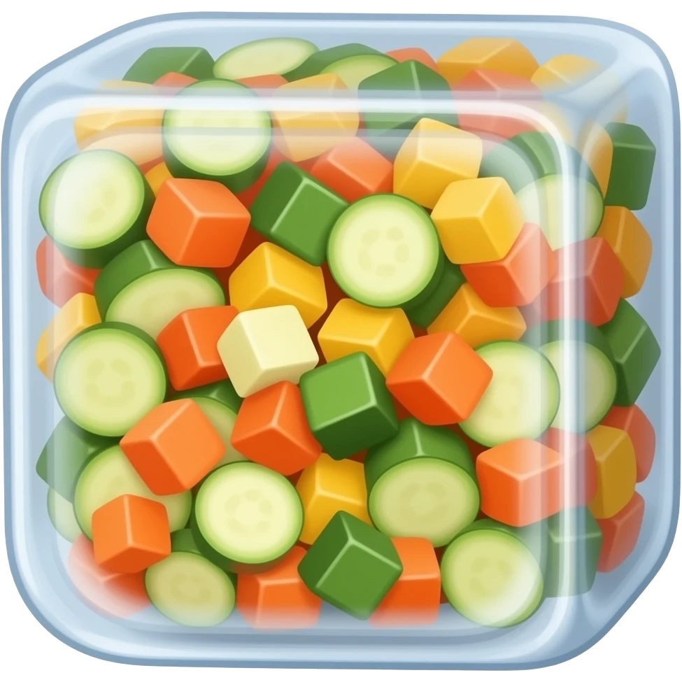frozen  mix vegetable chopped emoji