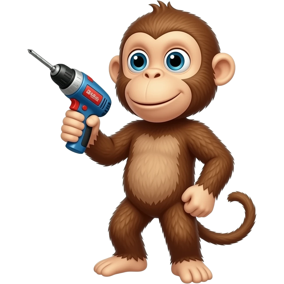 Do a drill monkey emoji