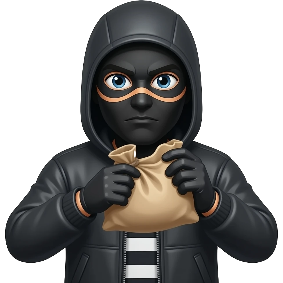 A robber emoji