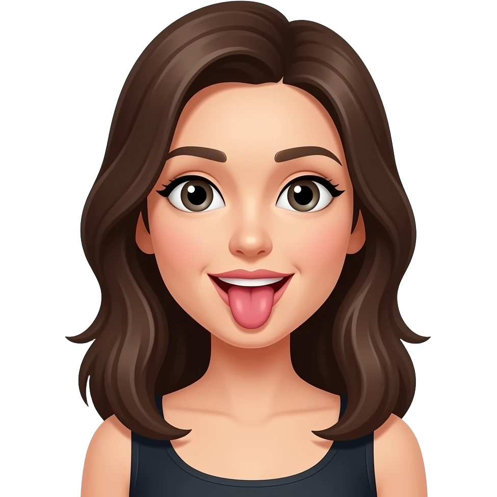 👣👩👅 emoji
