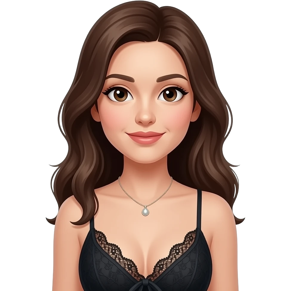 women wearing sexy lace top emoji