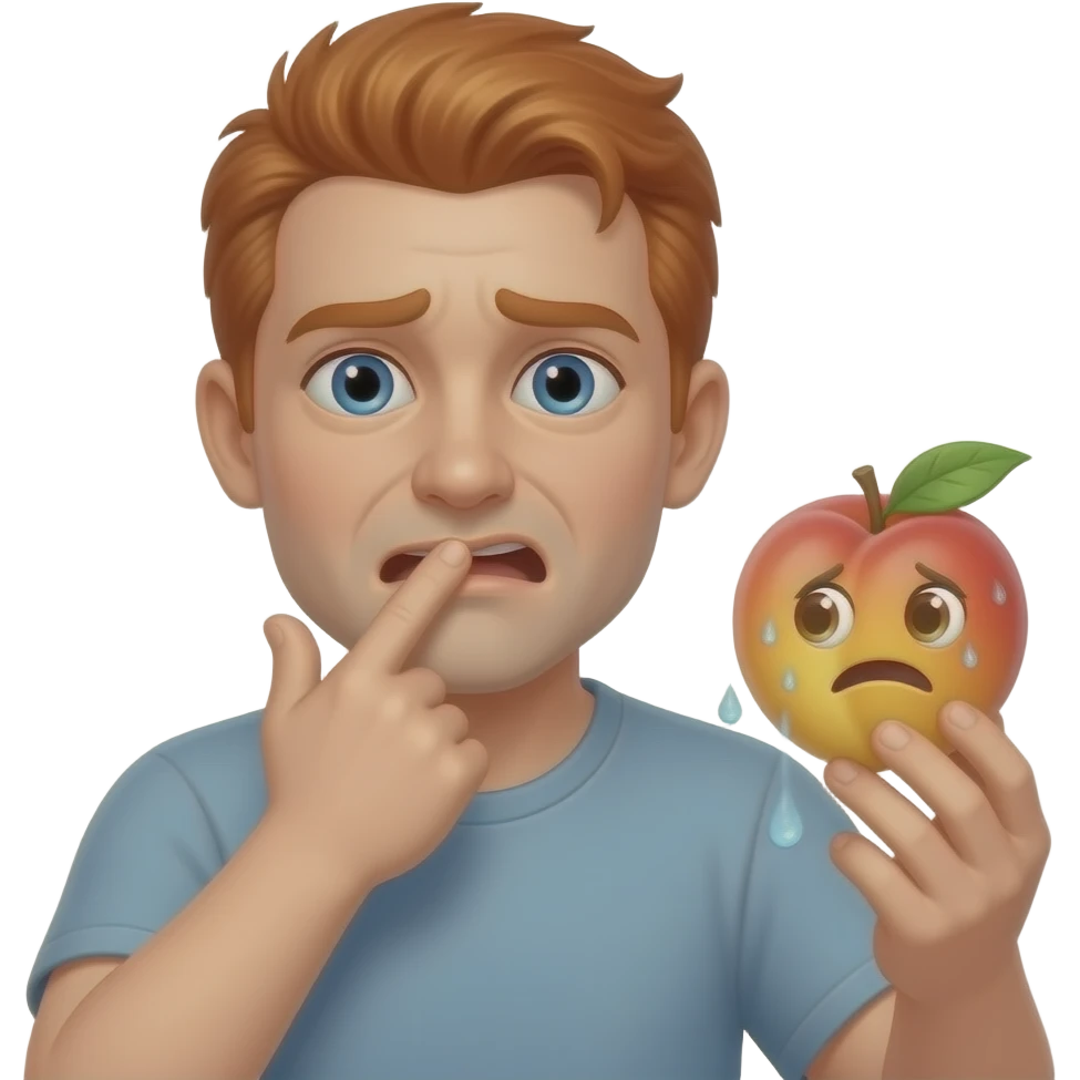 🫦🧑‍🦰🍆🖕+🍑😰💦 emoji