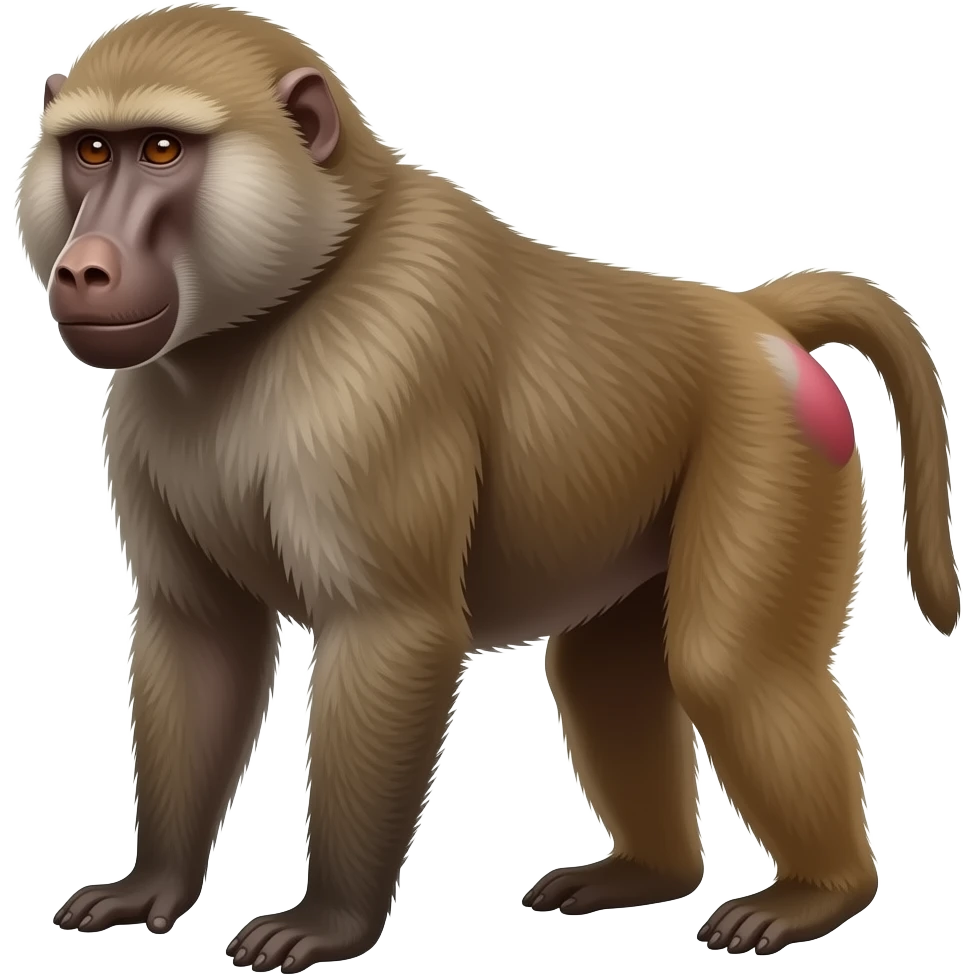 Baboon emoji