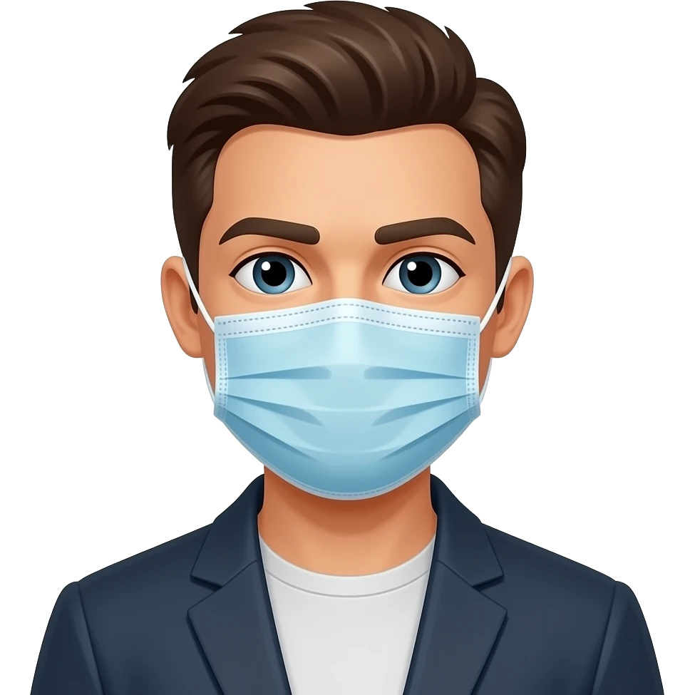 man with mask emoji
