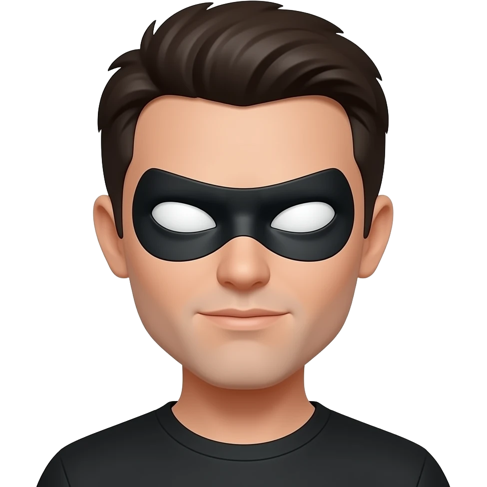 Black flash White eyes emoji