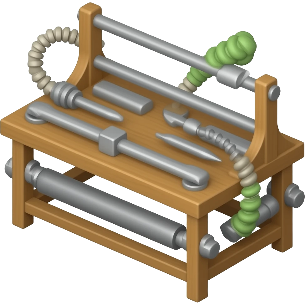 Wire drawing bench emoji