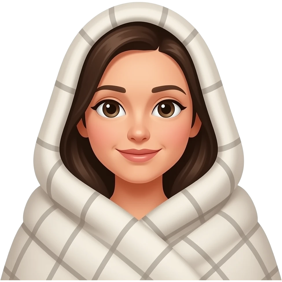 Frau in decke emoji