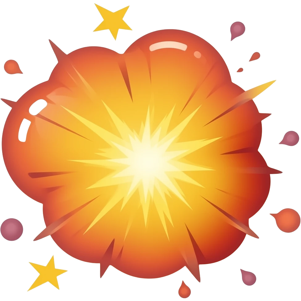 explosion emoji
