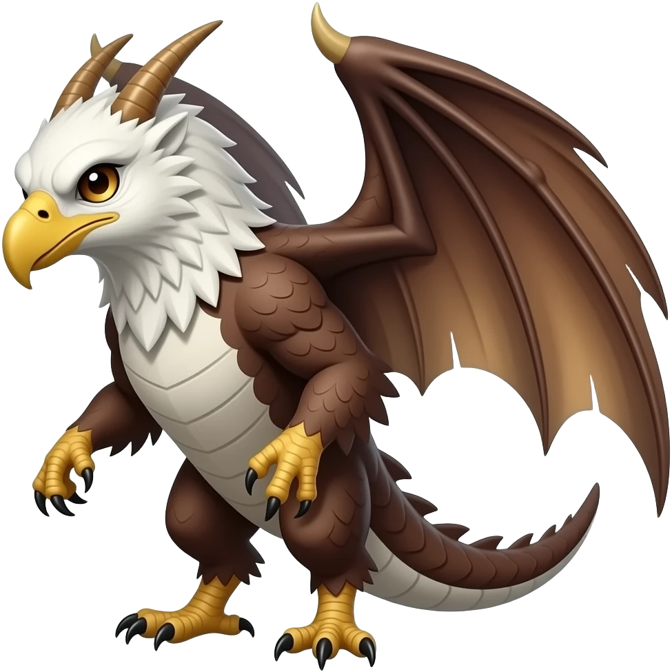 dragon + eagle combined emoji