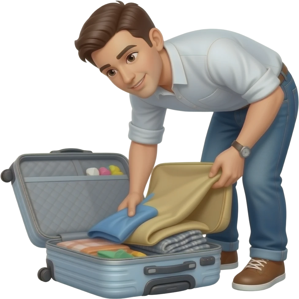 I pack my suitcase emoji