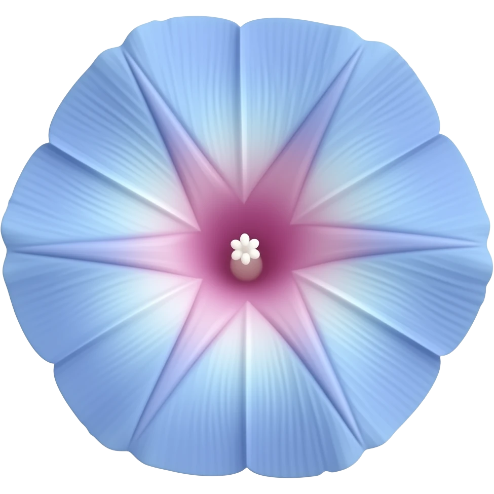 Нарисуй реалистичный цветок ипомеи (Ipomoea) emoji