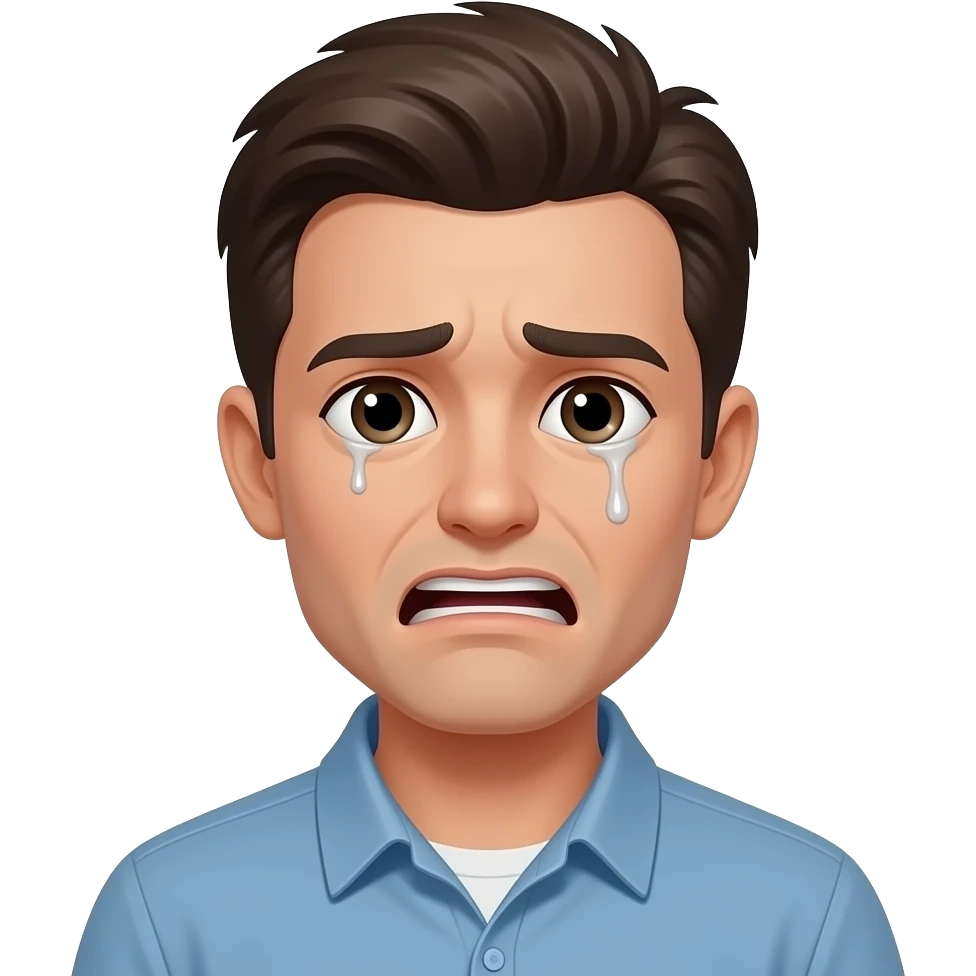 Devastated emoji