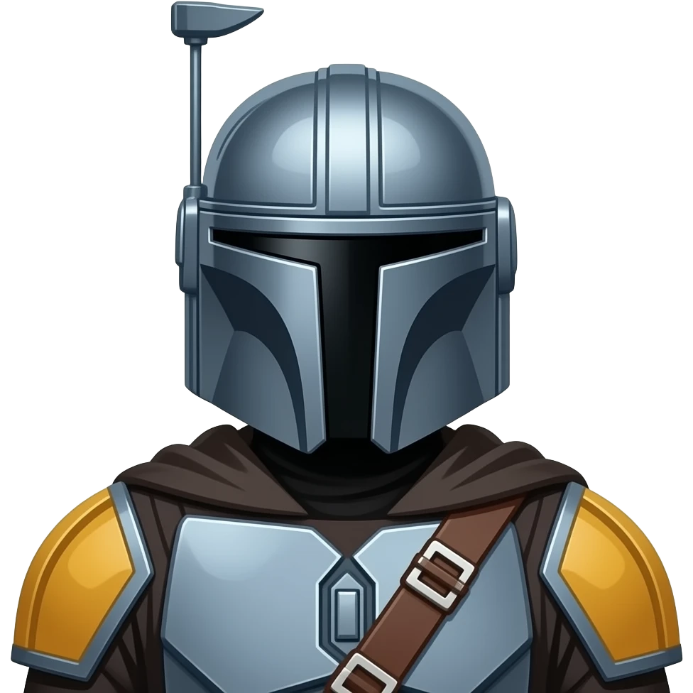 the mandalorian star wars emoji