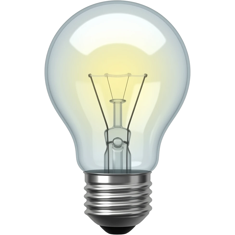lamp bulb emoji