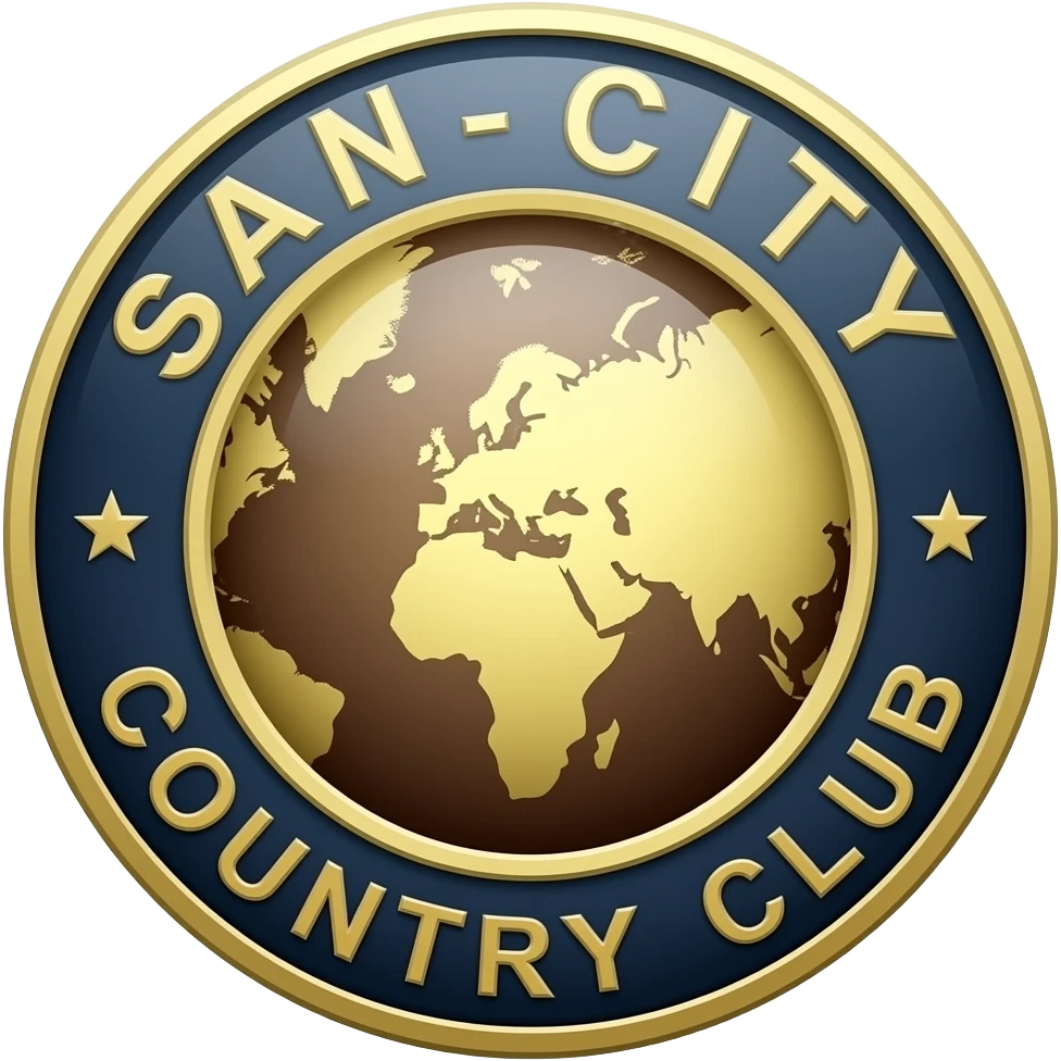 Skincity country club badge emoji