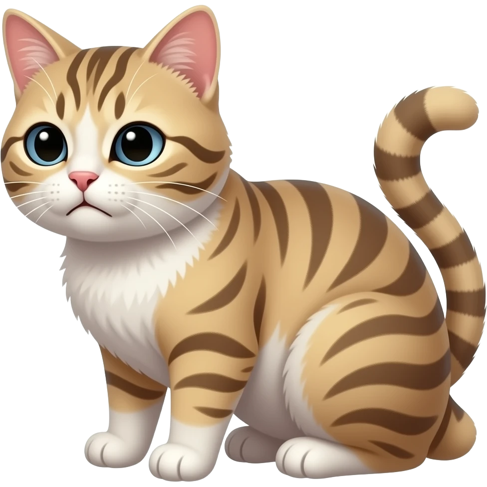 stressed cat emoji