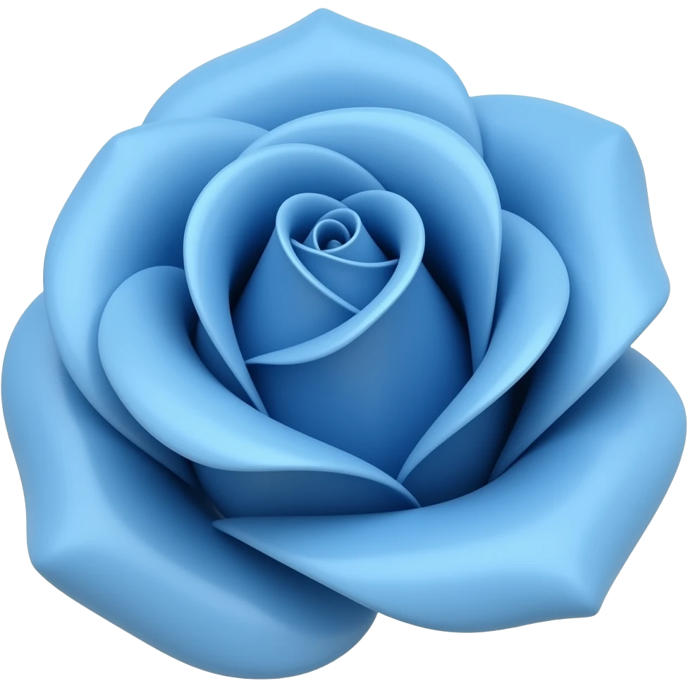 Semplicemente una rosa blu emoji