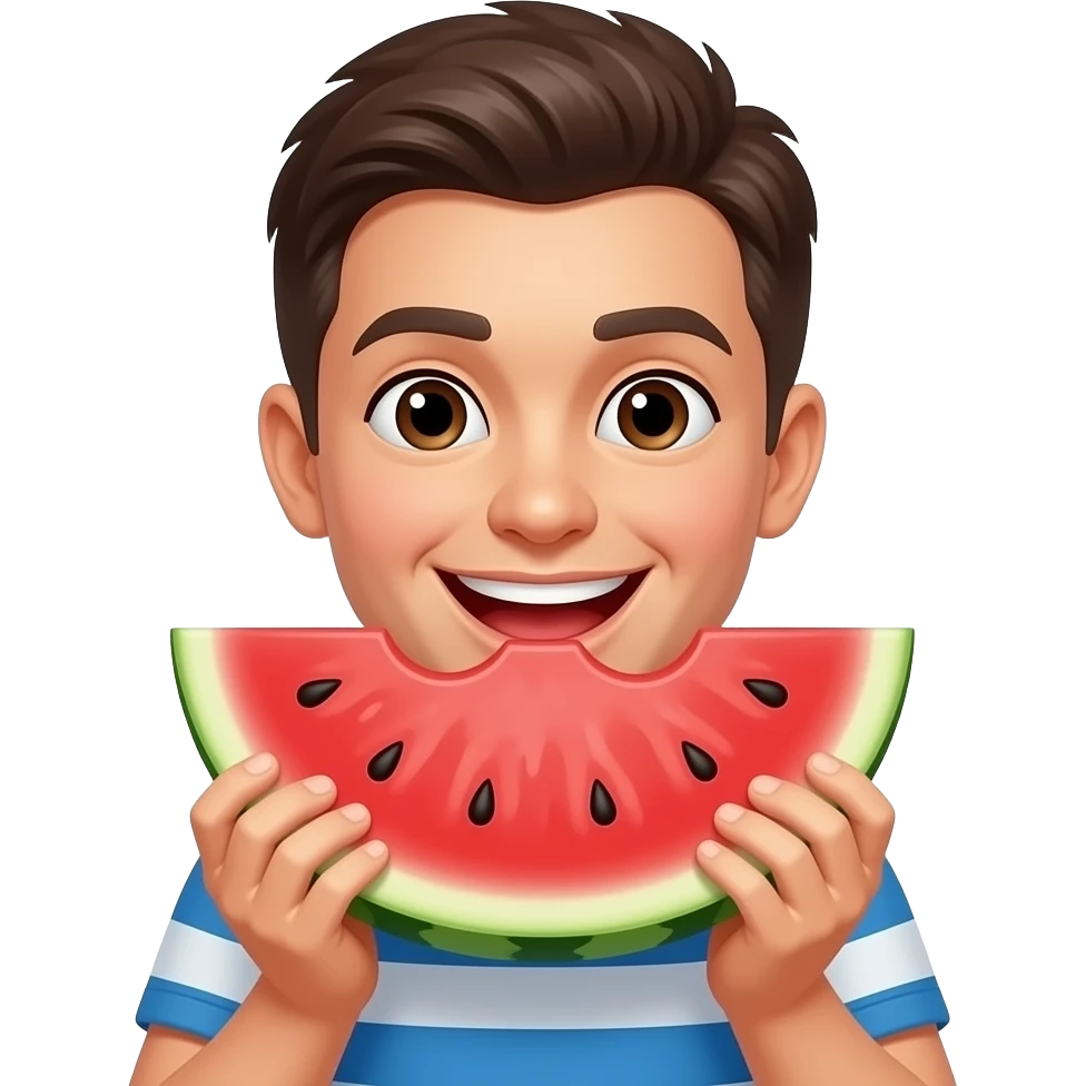 😄 eat  🍉 emoji