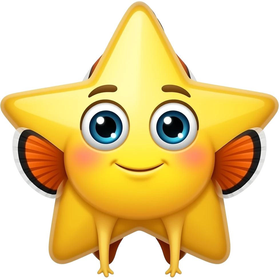 make a star dancing with nemo emoji