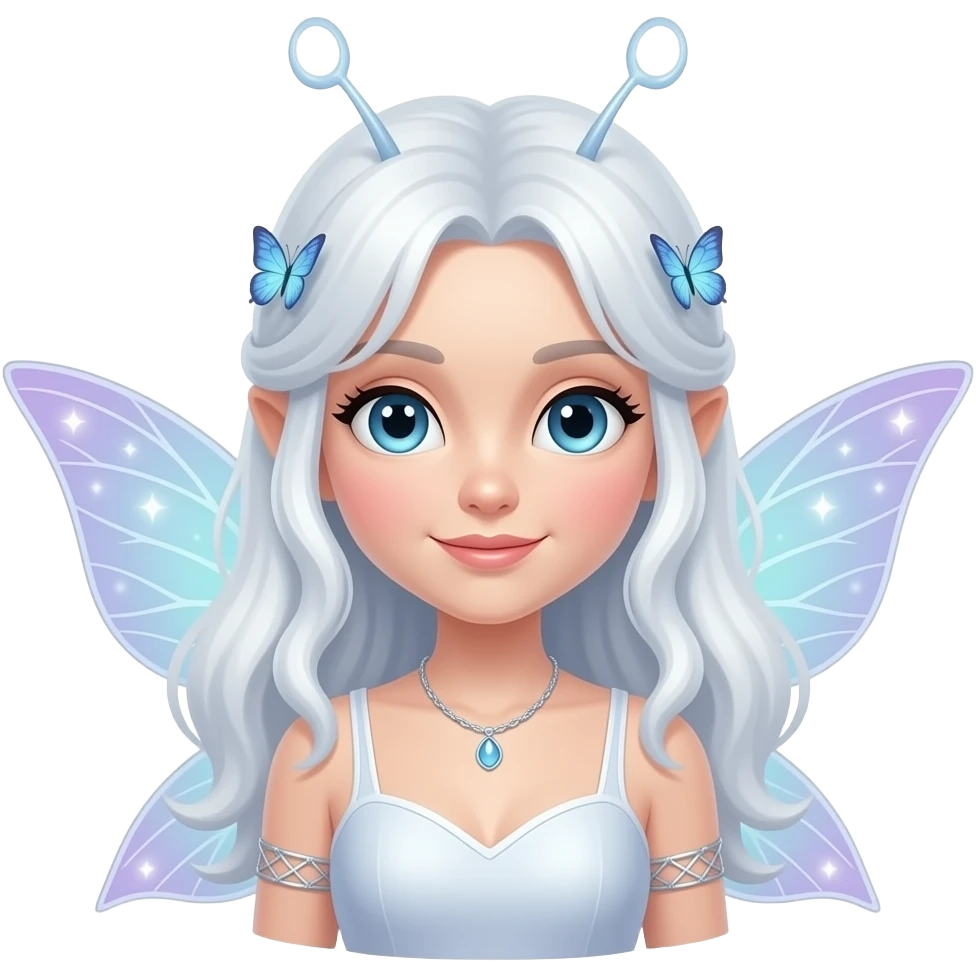 Glowing fairy emoji