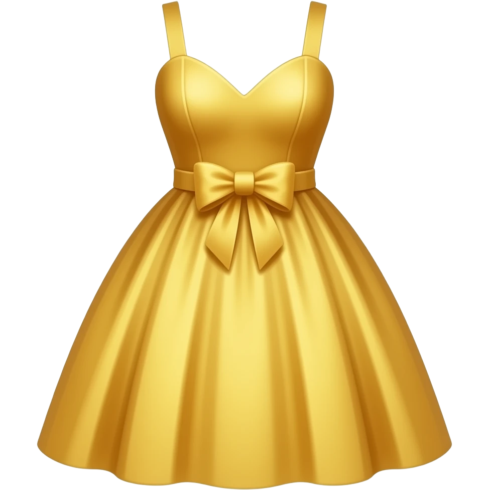 Golden Dress emoji
