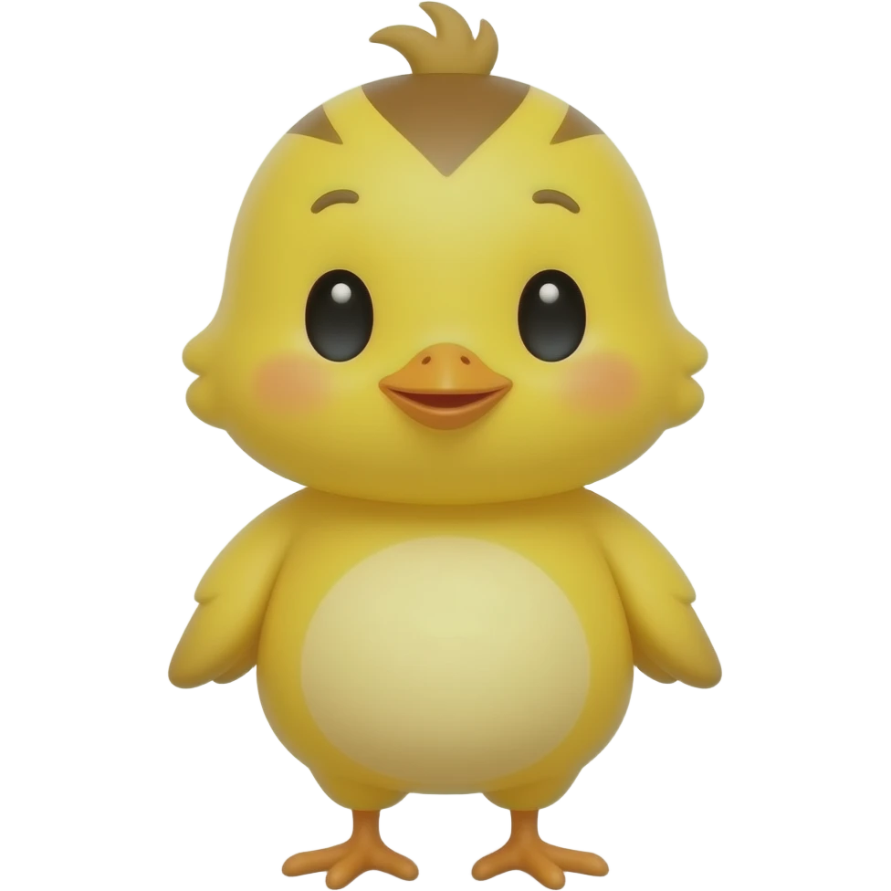 Cute chick emoji