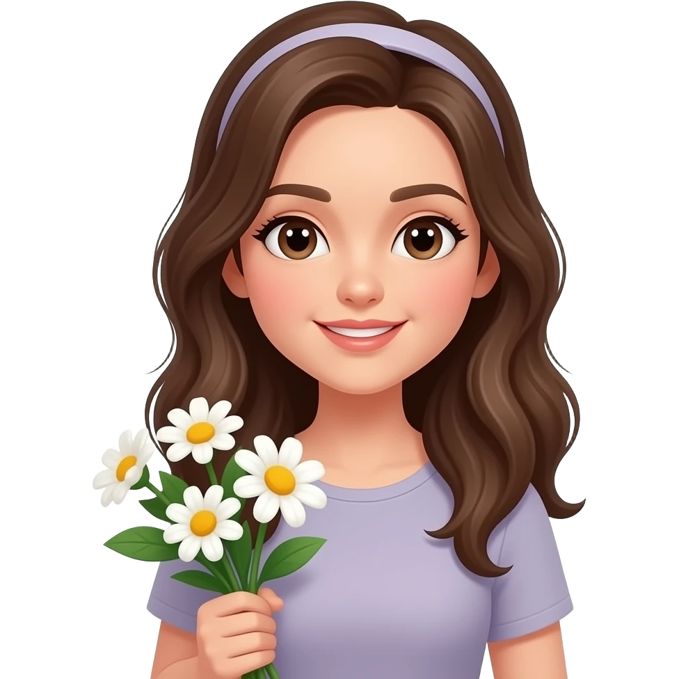 gogru holding flowers emoji