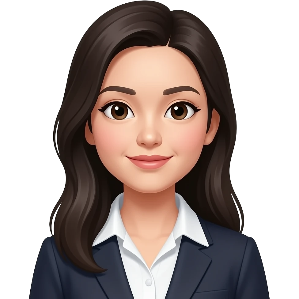 Hot gal Asian emoji