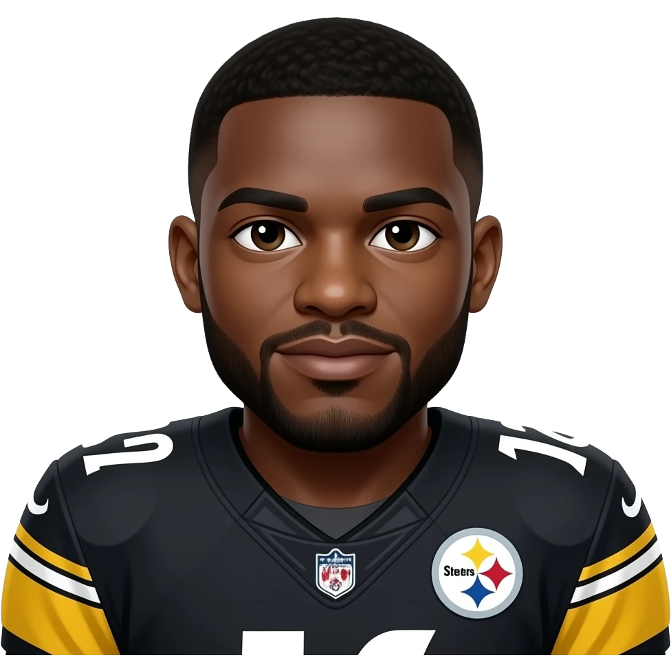 Steelers football player emoji
