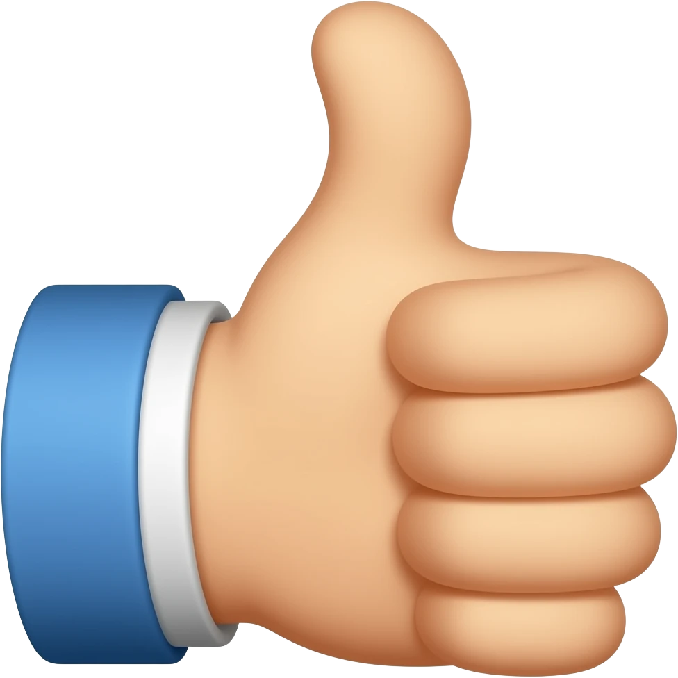 thumbs up emoji