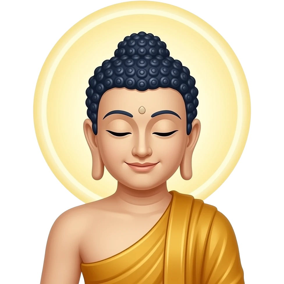 부처 자비 후광 emoji