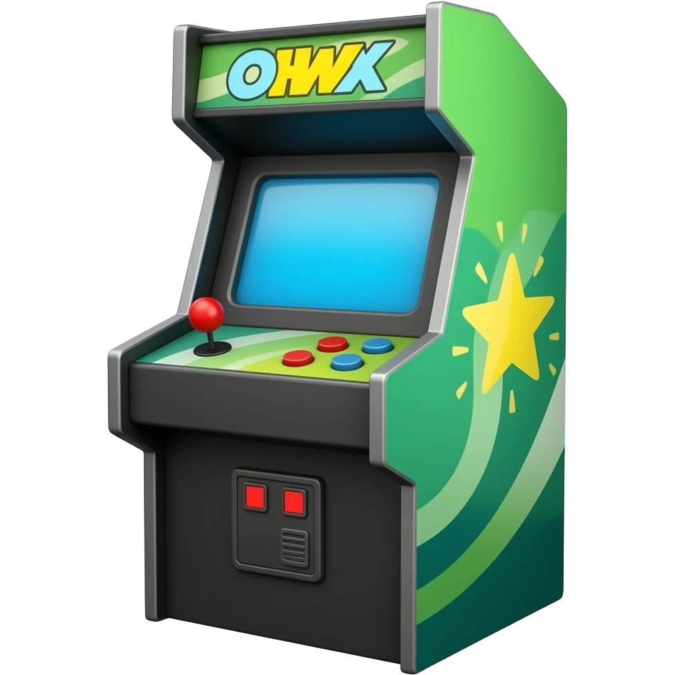 green arcade machine emoji