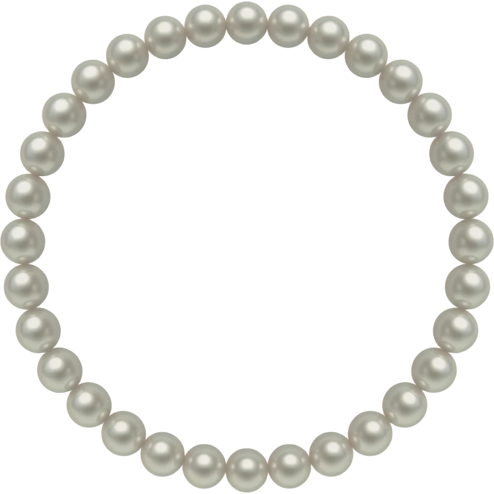 Pearl necklace emoji