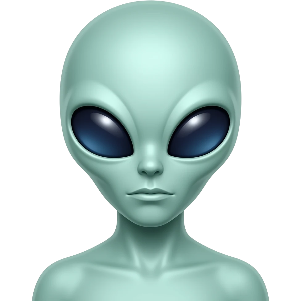 Frisky alien emoji