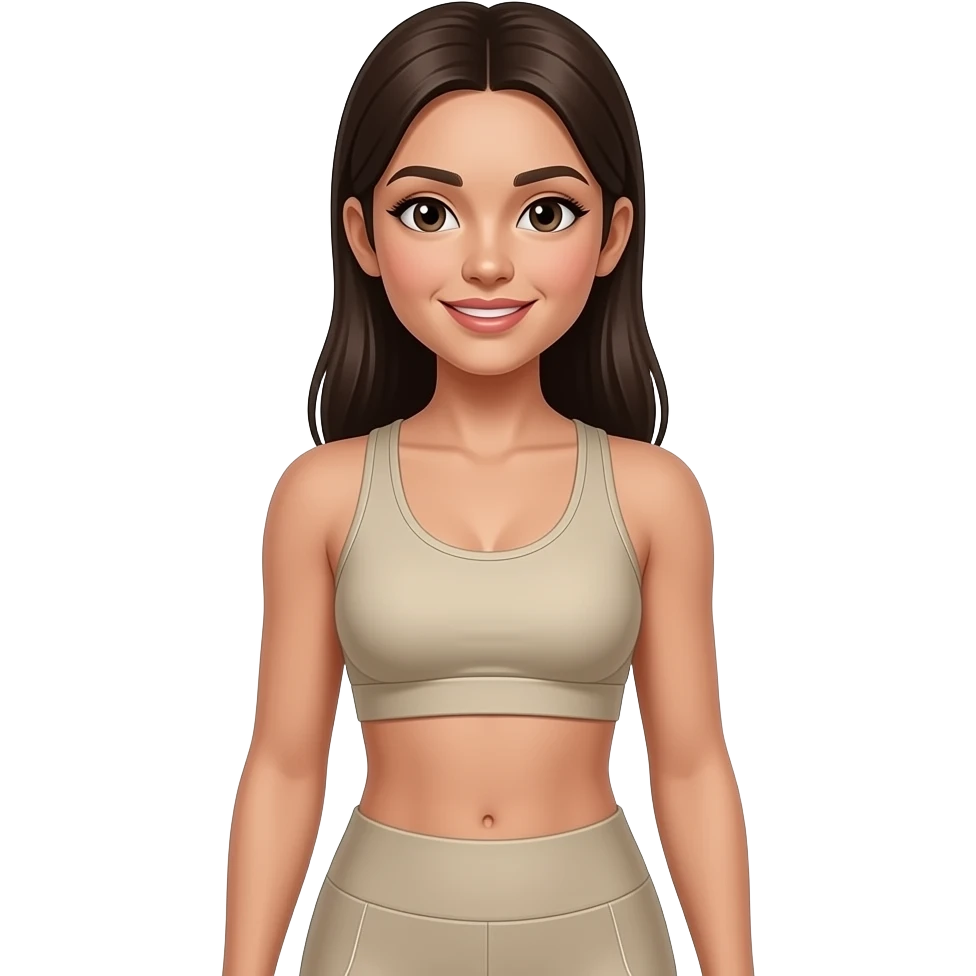 gym girl beige emoji