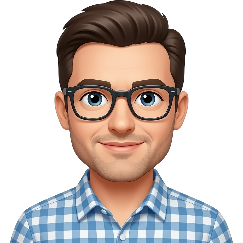 man with Glasses emoji